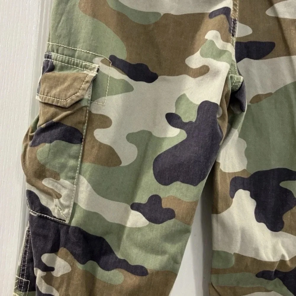 NWT‎ CHAPS Boys' Size 18 Camouflage Green Cargo Pants Utility Pockets Outdoor